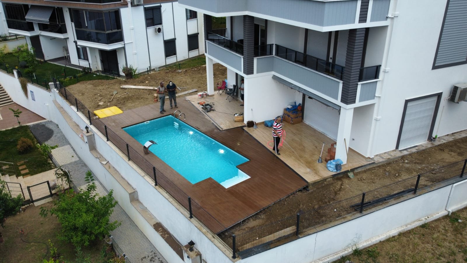 Villa Havuz Deck Uygulaması, Tekirdağ